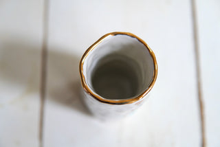 "Siren with Blue Tail" 6" Vessel