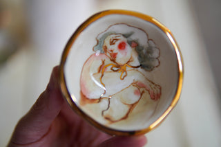 “Goddess and Golden Bow” Ring Dish