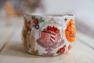 "Tulips & Orange" 14 oz Mug