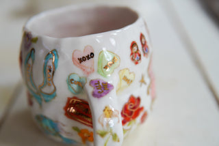 "Two Yellow Roses" 17 oz Mug
