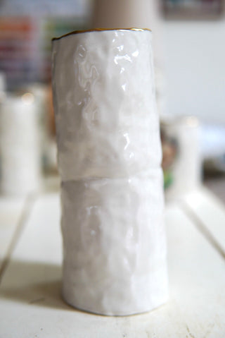 "Nymph with Bouquet" 7.9" Vessel