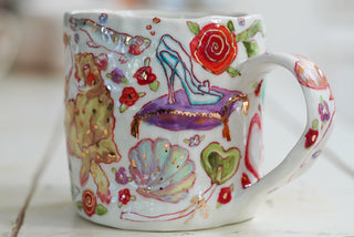 Cheetah & Glass Slipper Mug 20 oz