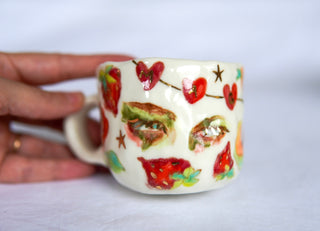 "Siren & Papaya" 7 oz Teacup