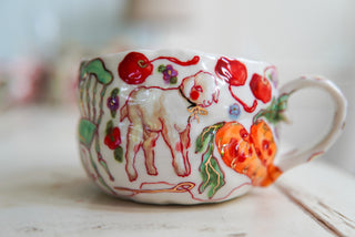 "Lamb & Two Carrots" 14 oz Mug