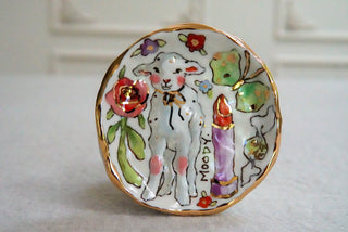 Lamb Trinket Dish 3.5"