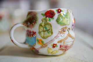 “Kitty and Blueberry Pancakes” 15 oz Mug