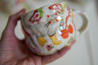 “Four Yellow Boots” 14 oz Mug