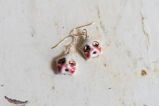 Tiny Puffy Star Earrings (Pair)