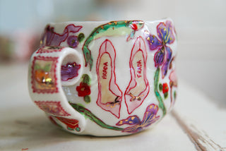 "Swan & Pink Heels" 15 oz Mug