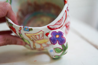 "Lamb & Irises" 14 oz Mug