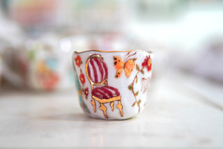 “Pear & Goldfish” Small Treasure Jar