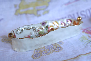 SECONDS "Kitty Cone & Birthday Cake" Long Candy Dish