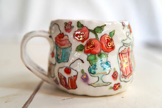 “Bunny with Rose” 12 oz Mug