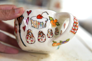 “Matryoshka & Cotton Candy” 7 oz Mug