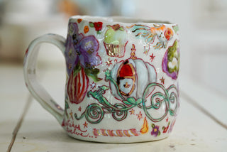 Mermaid & Pumpkin Carriage Mug 19 oz