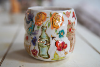 "Two Yellow Roses" 17 oz Mug