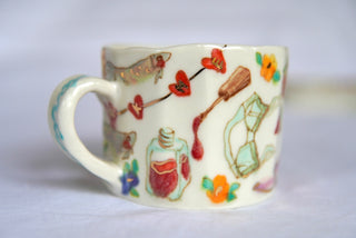 "Siren & Nail Polish" 12 oz Mug