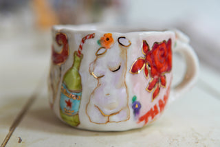 "Statue & Thank You" 14 oz Mug