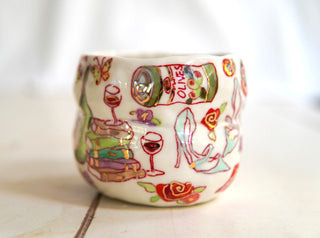 “Kitty & Two Balloons” 12 oz Mug