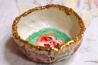 Gilded Candy Bowl 5.5" x 2.4"