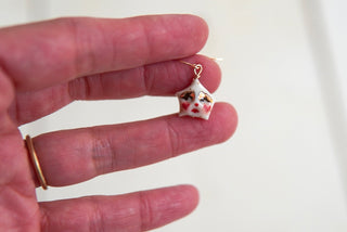 Tiny Puffy Star Earrings (One Pair)