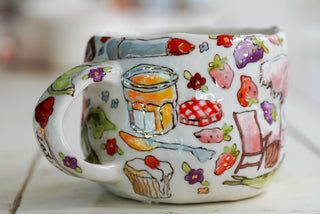 Pigeon & Mermaid XL Mug 24 oz