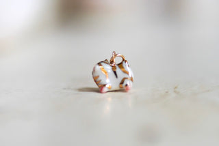 Striped Kitty Figurine Charm