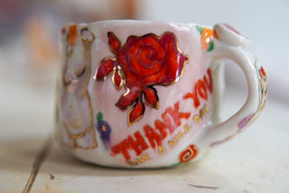 "Statue & Thank You" 14 oz Mug