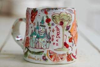 Kitty & Roller Skate Mug 15 oz