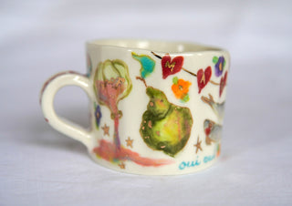 "Siren & Peach" 12 oz Mug