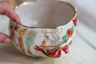 "Exit" Bowl with Handles