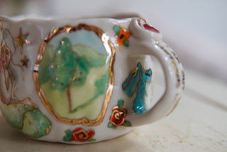 "Tulips & Orange" 14 oz Mug