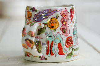 Kitty & Roller Skate Mug 15 oz