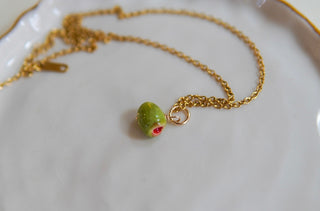"Olive" 1.2 cm Charm