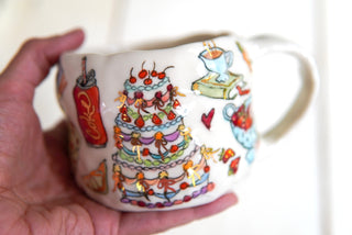 “Colander & Cake” 12 oz Mug