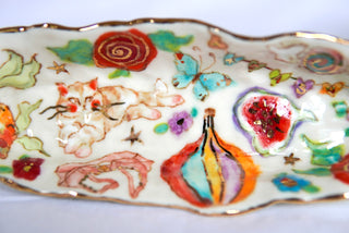 "Goldfish & Taffy" Candy Dish