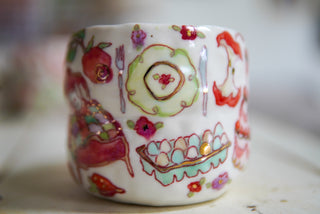 Sweet Lamb & Sleeping Kitty 16 oz Mug