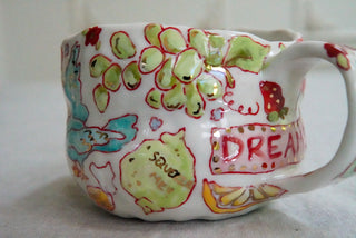 Bluebird & Green Grapes 15 oz Mug