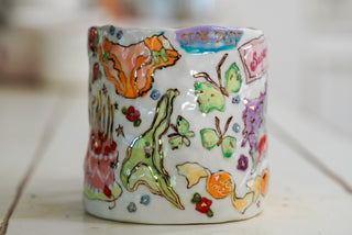 Kitty & Butterscotch Candies Mug 17 oz