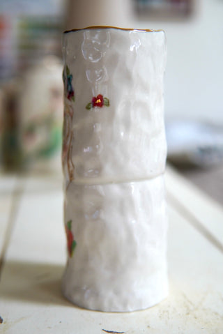 "Nymph with Floating Flowers" 7.5" Vessel