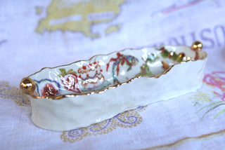 SECONDS "Kitty Cone & Birthday Cake" Long Candy Dish