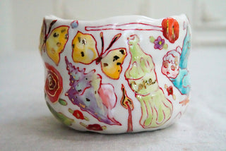Bluebird & Green Grapes 15 oz Mug