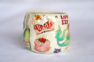 "Siren & Three Fish" 14 oz Mug