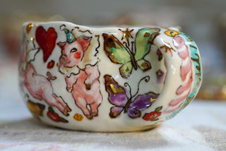 Two Pink Piggies 15 oz Mug