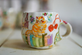 “Kitty and the Green Sink” Mug