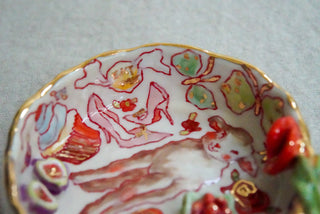 Lamb & Rose Treasure Dish 4"
