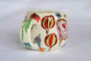 "Siren & Three Fish" 14 oz Mug