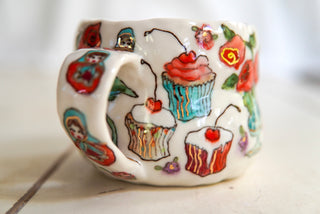 “Bunny with Rose” 12 oz Mug