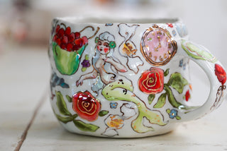 Pigeon & Mermaid XL Mug 24 oz