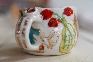 "Tulips & Orange" 14 oz Mug